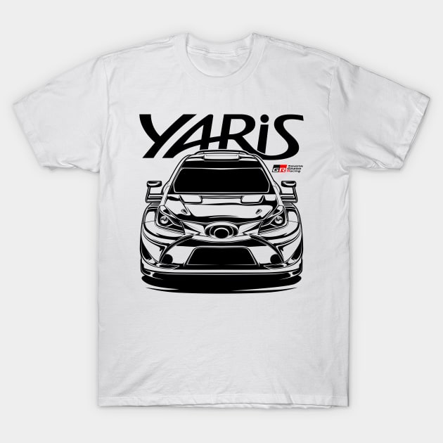 WRC Toyota Yaris Gazoo Racing T-Shirt by idrdesign